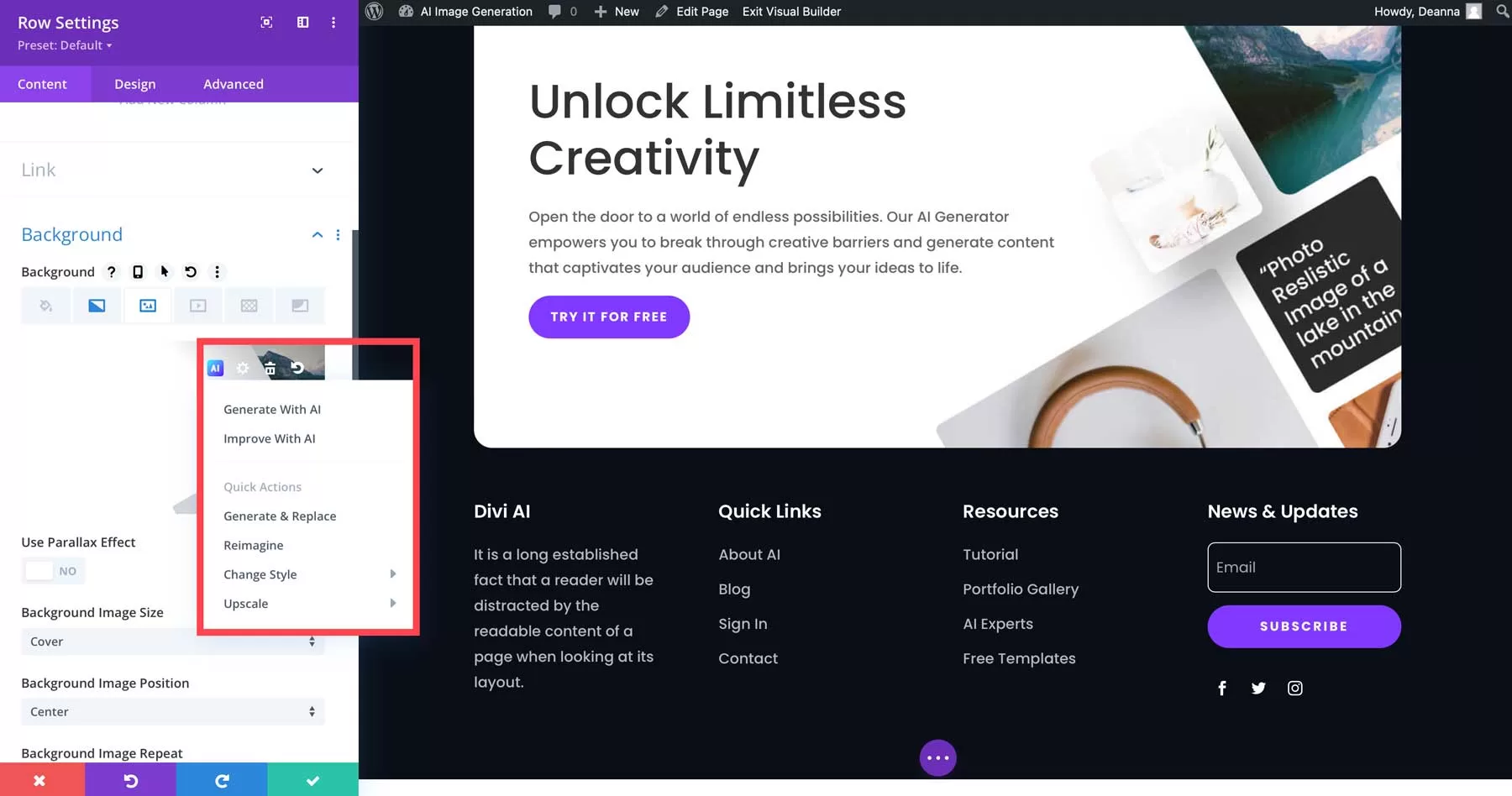 使用AI为WordPress生成高质量图片的实用指南