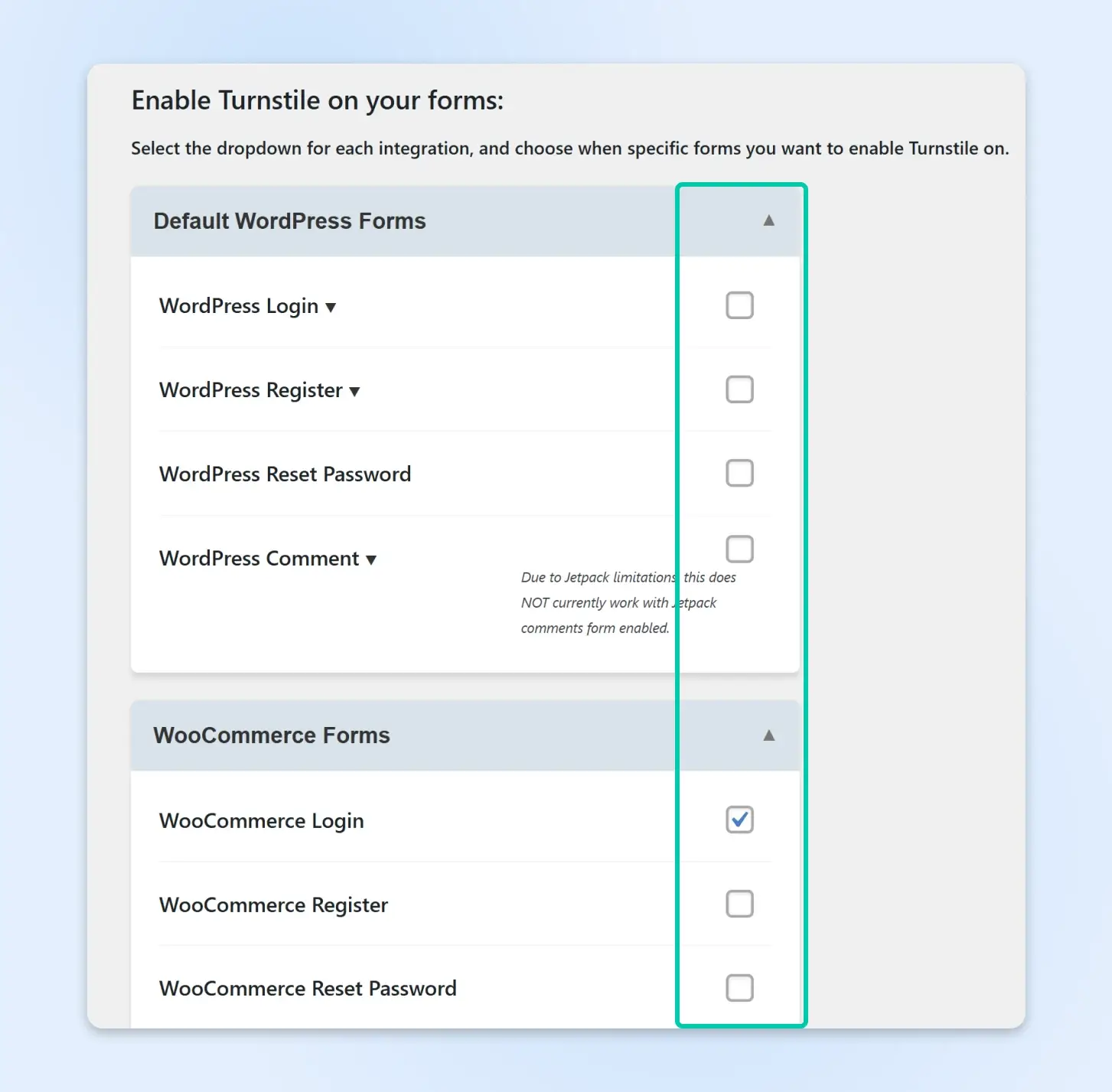 Cloudflare Turnstile WordPress安全验证码替代方案